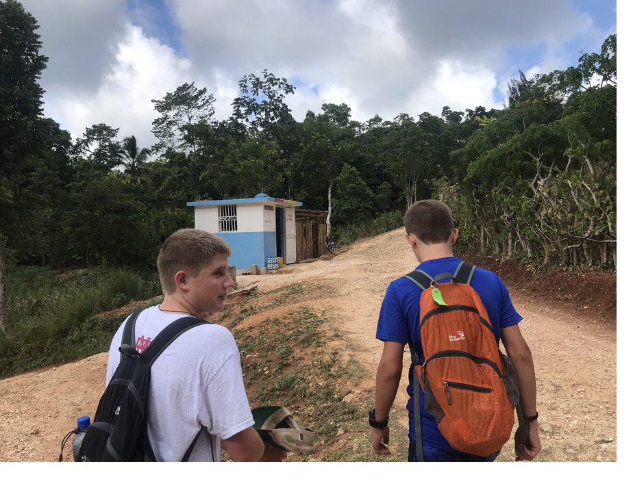 A road in rural Haiti during an early exploratory visit